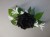 Corsage with artificial black rose