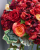 Autumn Red Wedding Martini Vase Centerpiece