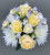 Artificial Flower arrangement with white Chrysanthemum