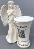 Memorial Vase with Angel